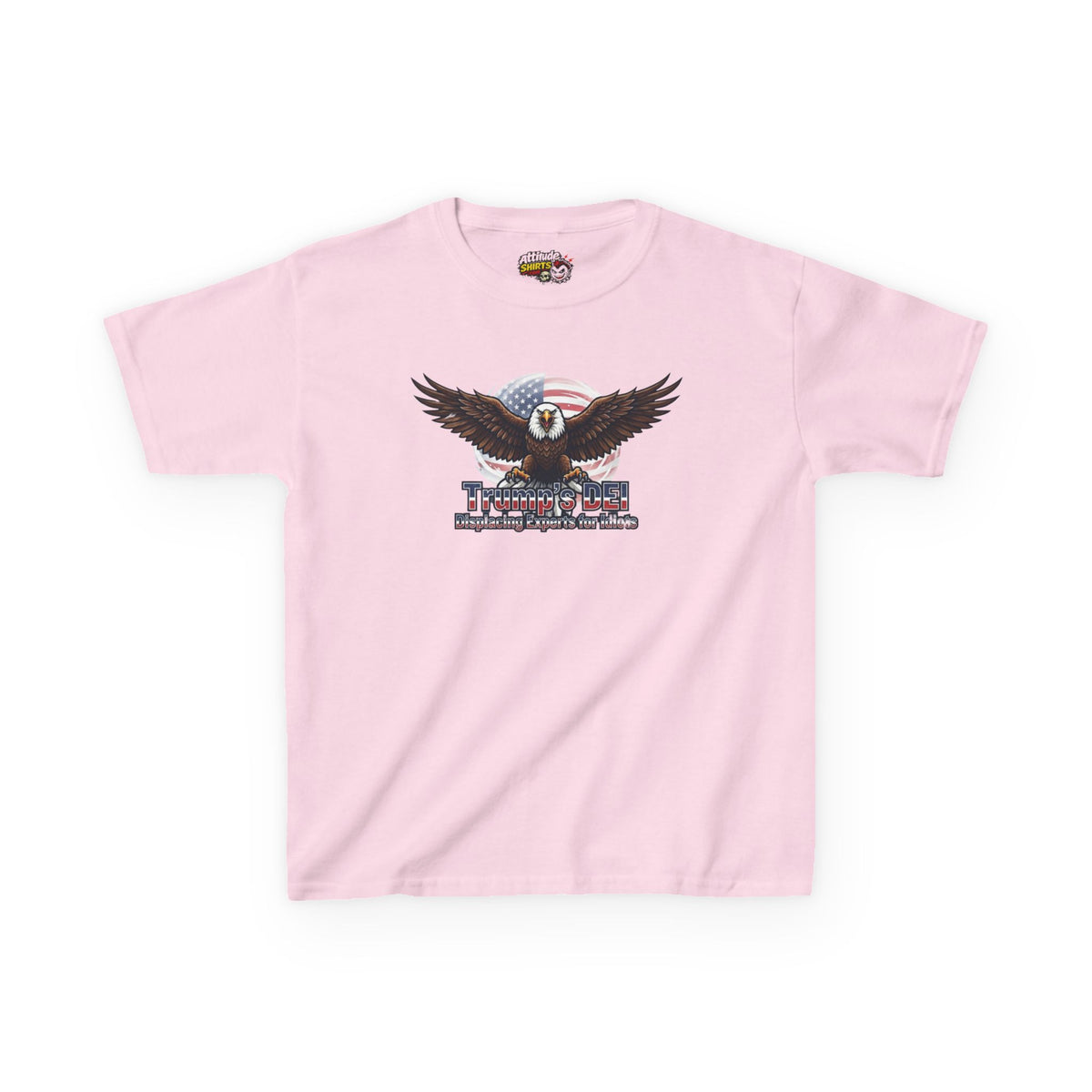 Color: Light Pink | Trumps DEI Kids Tee