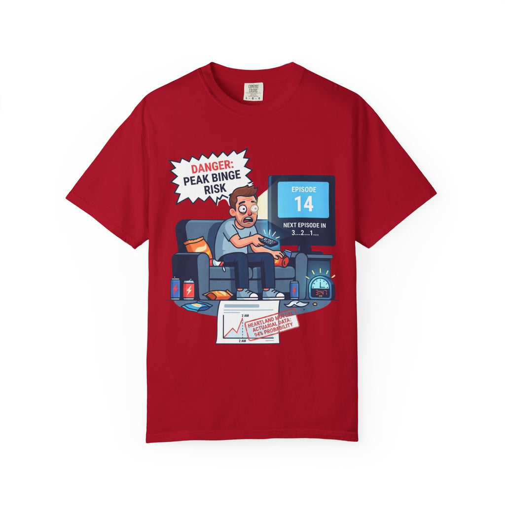 "Peak Bing Risk" Unisex Garment-Dyed Tee