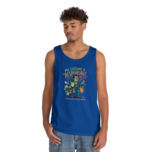 Color: Royal | Responsible Adult Costume Tank Top