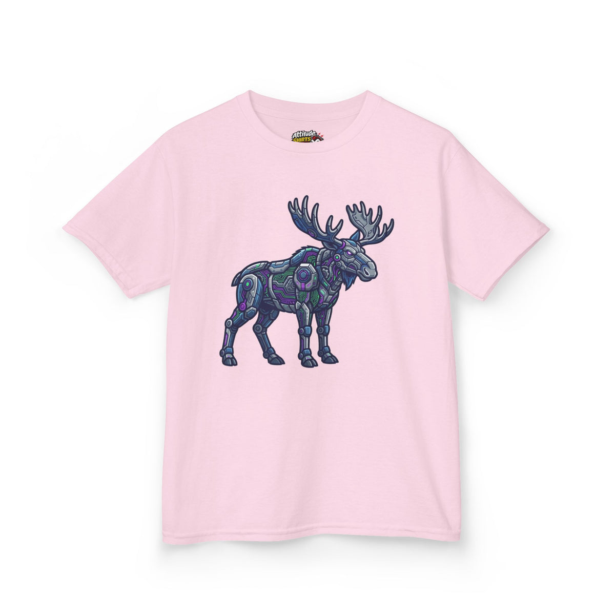 Color: Light Pink | Cyber Moose Kids Tee