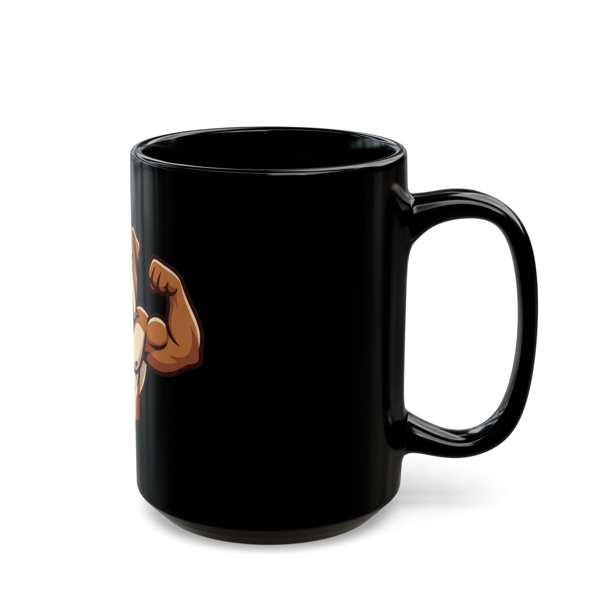 "Bull Credible" Black Ceramic Mug — Graphic