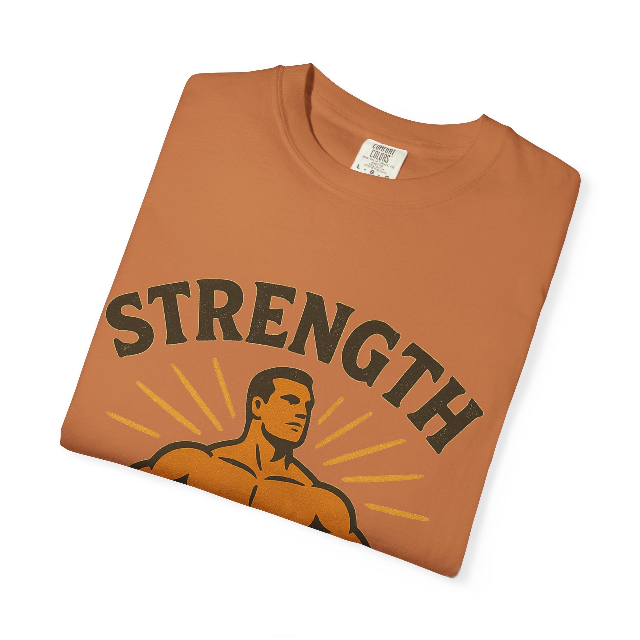 "Strength is in the Lord" Unisex Garment-Dyed T-shirt