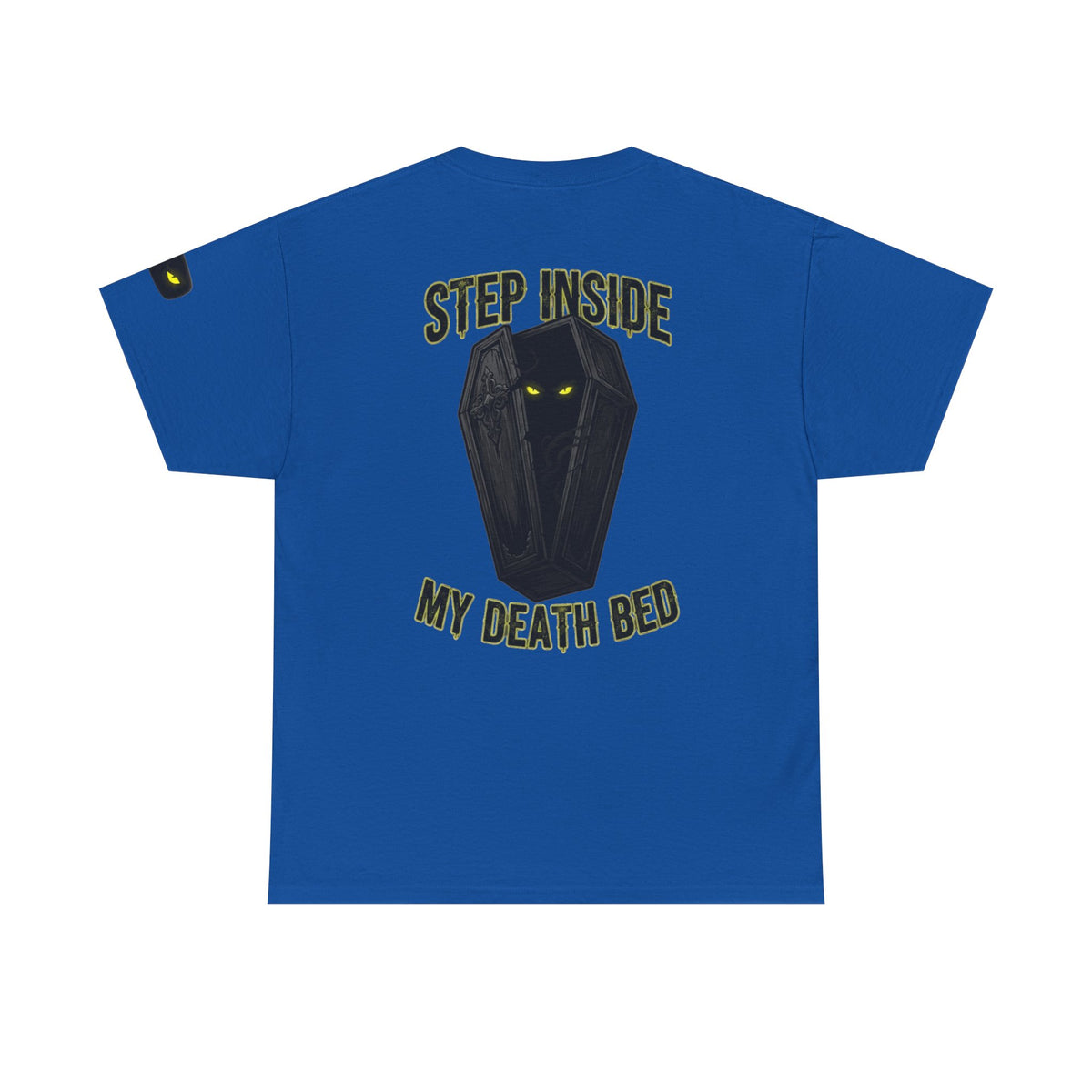 Color: Royal | Step Inside My Death Bed Premium Graphic Tee