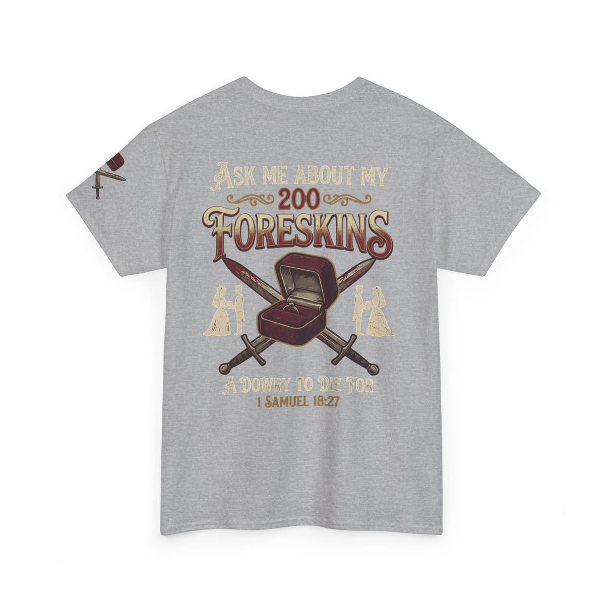 "Good Book Series 200 Foreskins" Premium Graphic Tee