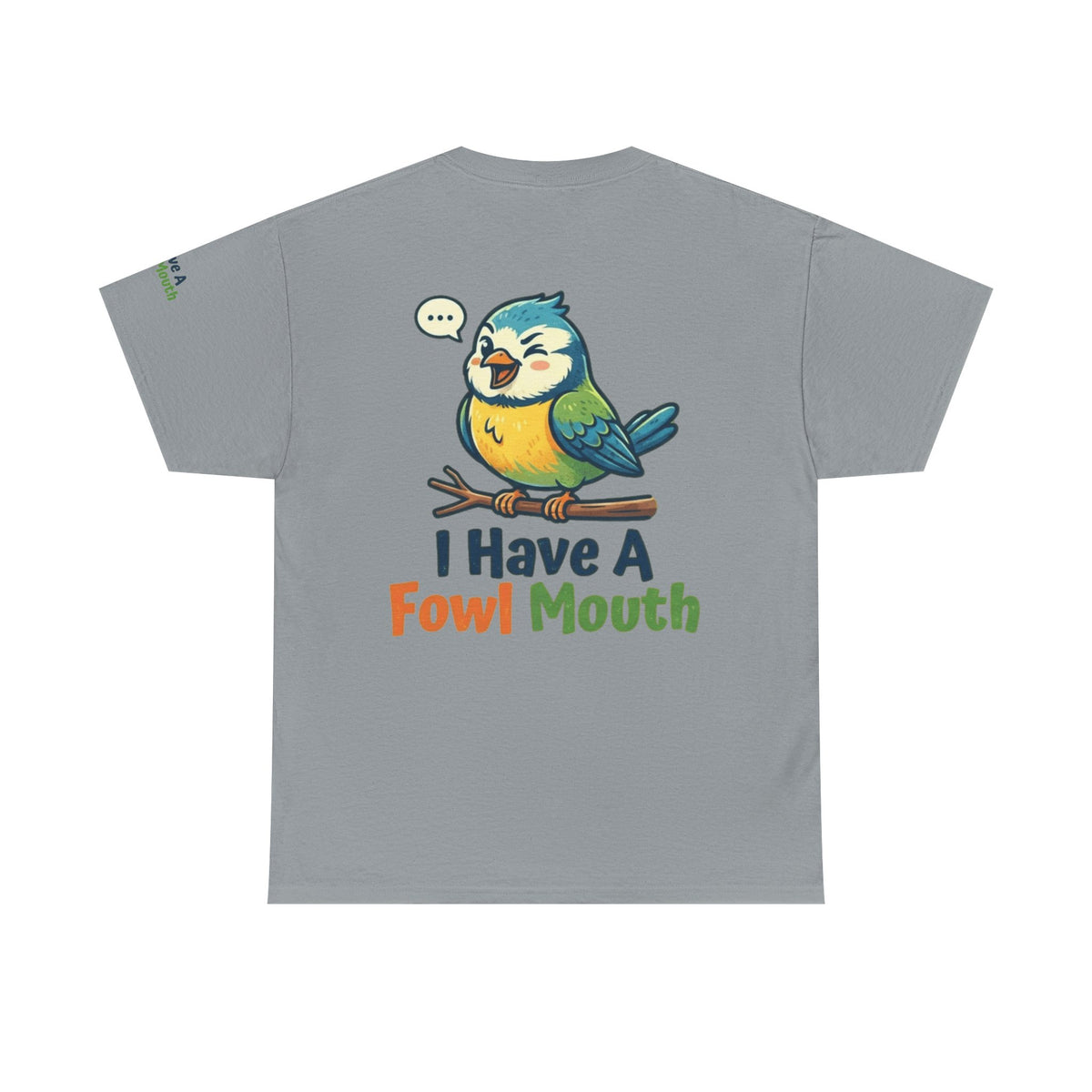 Color: Gravel | Fowl Mouth Premium Graphic Tee