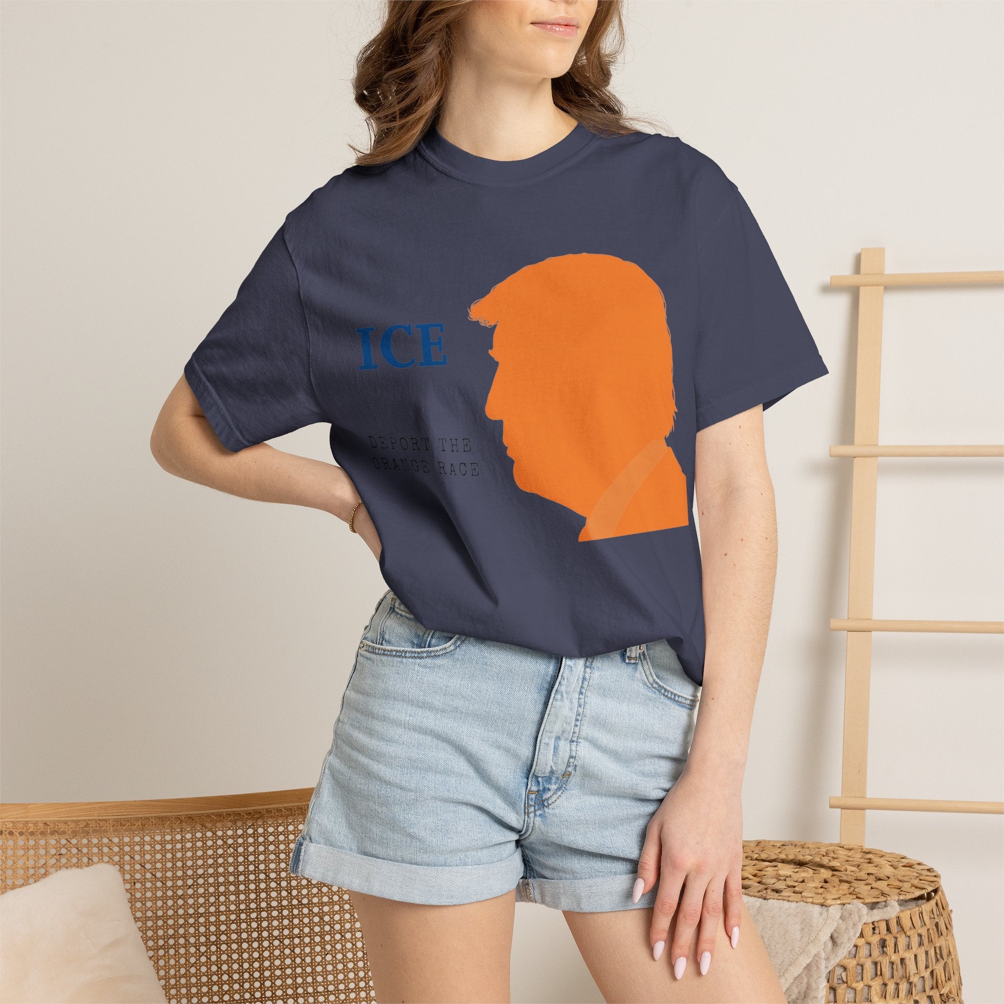 "Deport the Orange Race" Unisex Garment-Dyed T-shirt