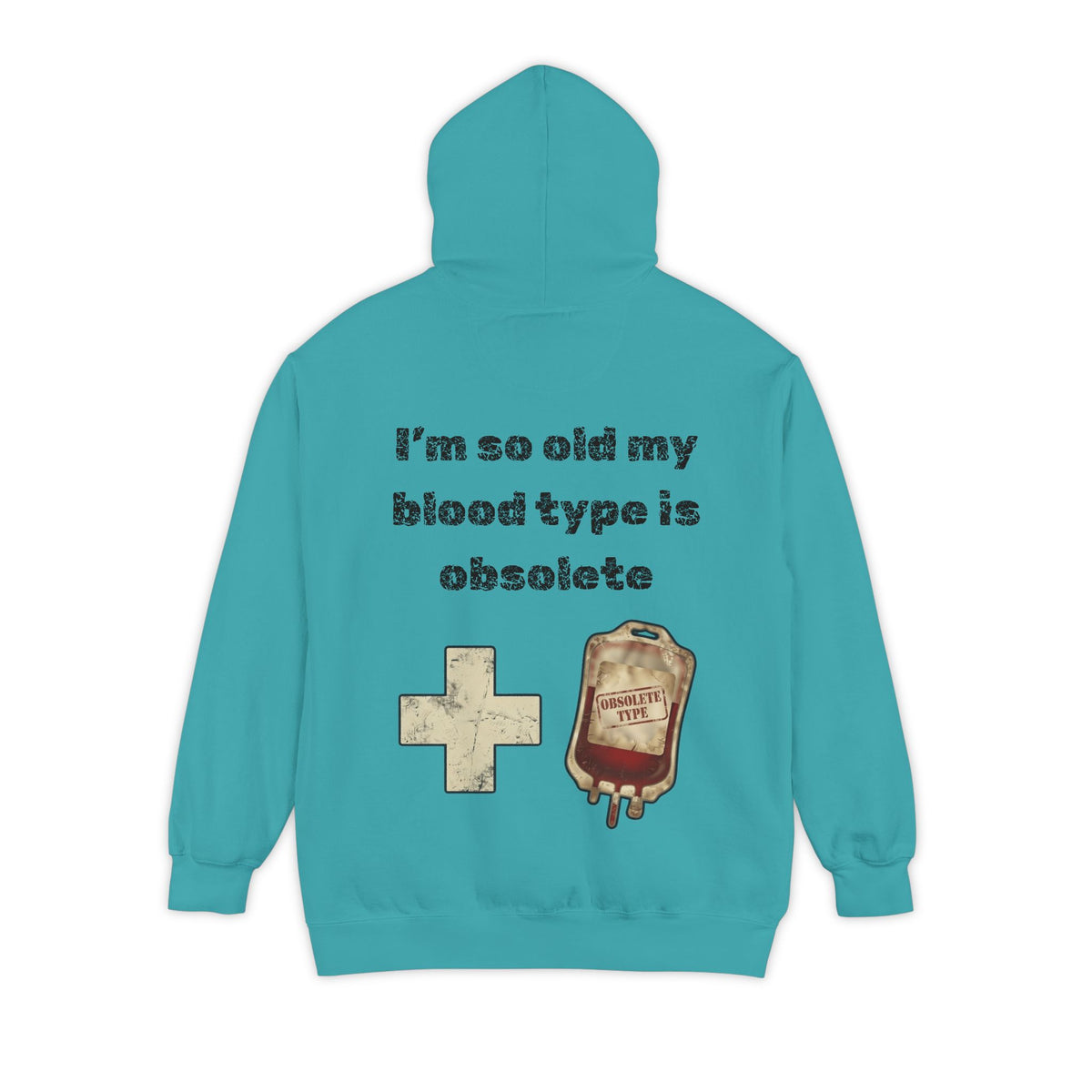Color: Seafoam | Blood Type Garment-Dyed Hoodie