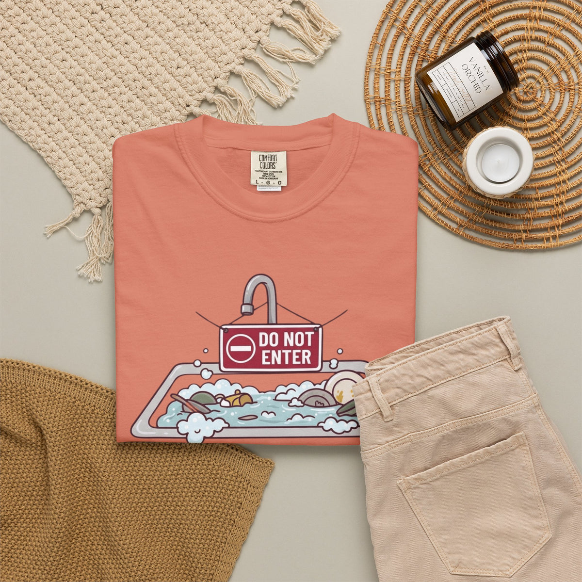 "I Cooked I Ate" Unisex Garment-Dyed Tee