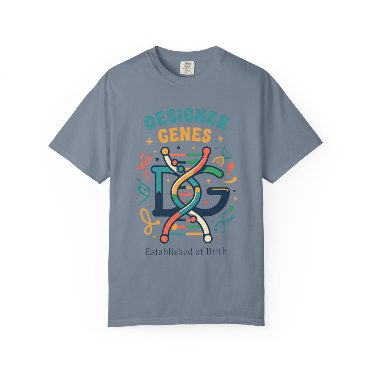 Color: Blue Jean | Designer Genes Unisex Garment-Dyed Tee