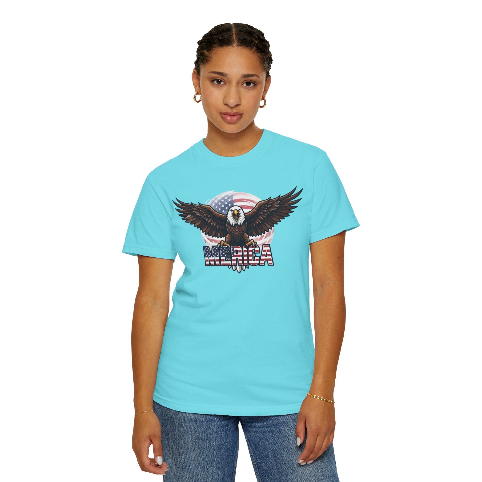 "Merica" Unisex Garment-Dyed Tee