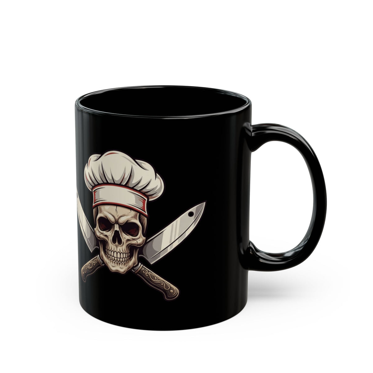 "Hell's Kitchen Literally" Black Ceramic Mug — Graphic