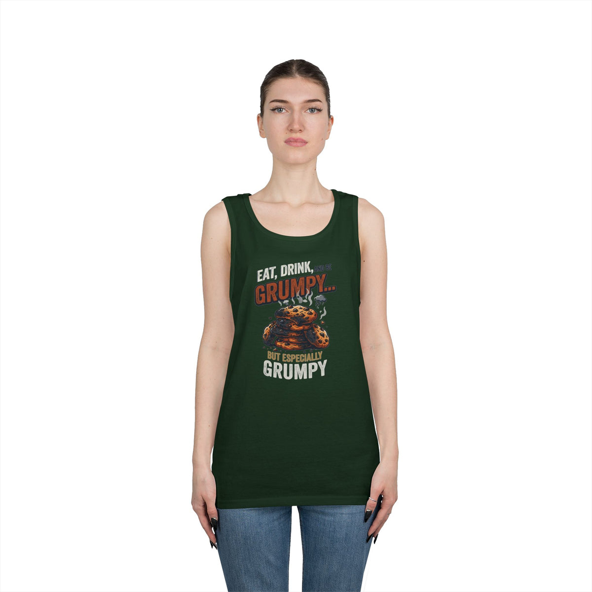 "Eat Drink And Be Grumpy" Tank Top