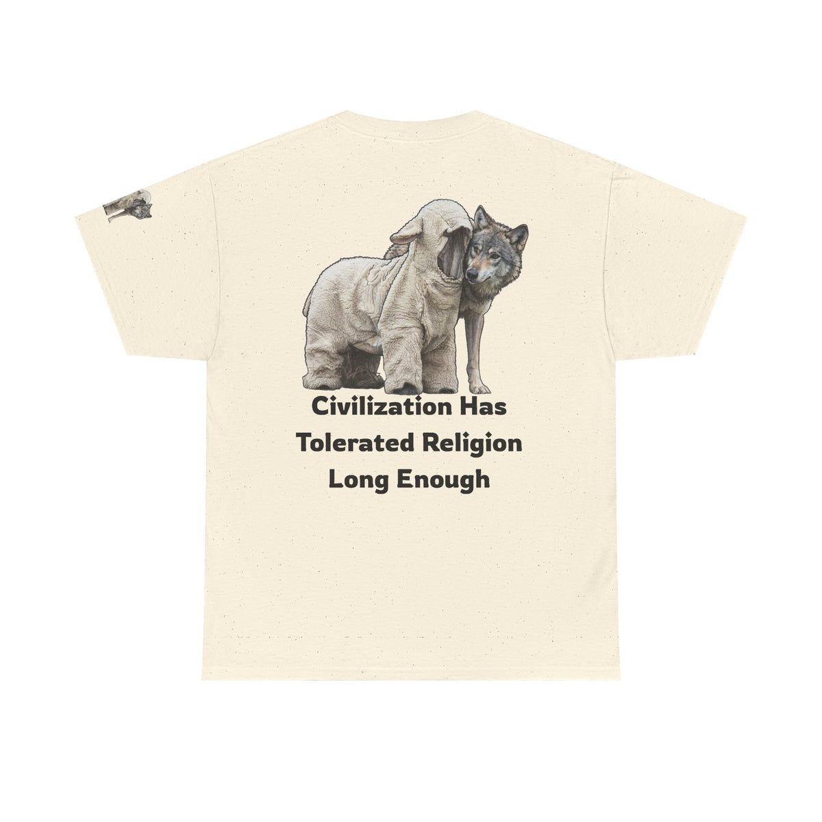 Color: Natural | Civilization Tolerated Religion Premium Graphic Tee