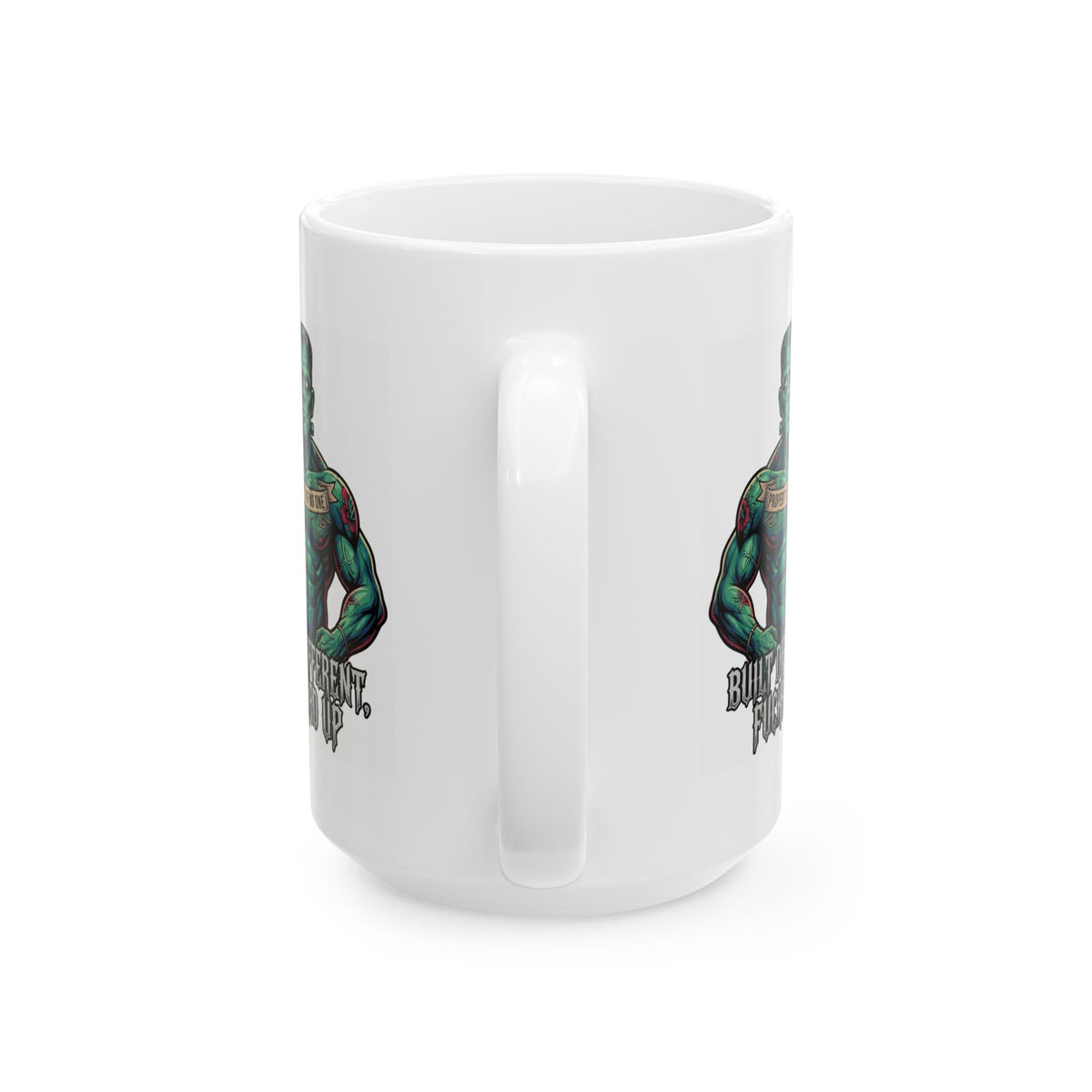 "Built Different" White Ceramic Mug