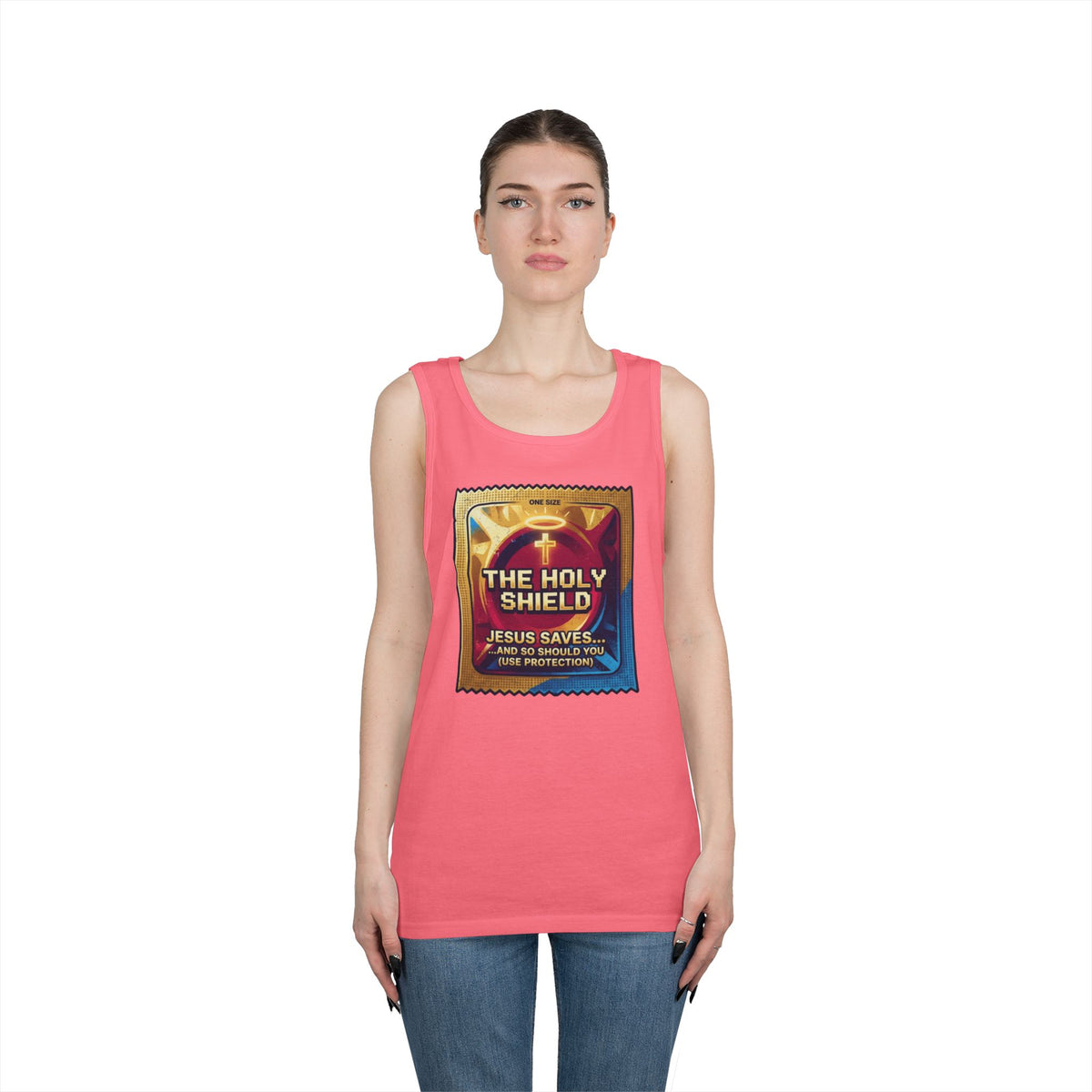 "Good Book Series The Holy Shield" Tank Top