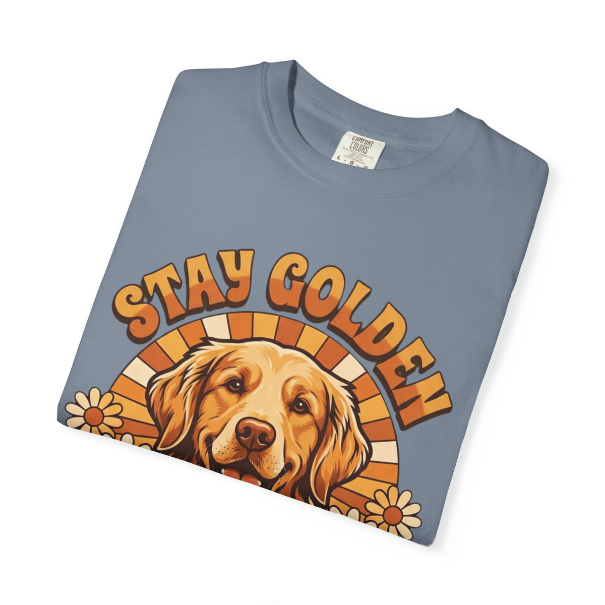 "Stay Golden & Bark On" Unisex Garment-Dyed Tee