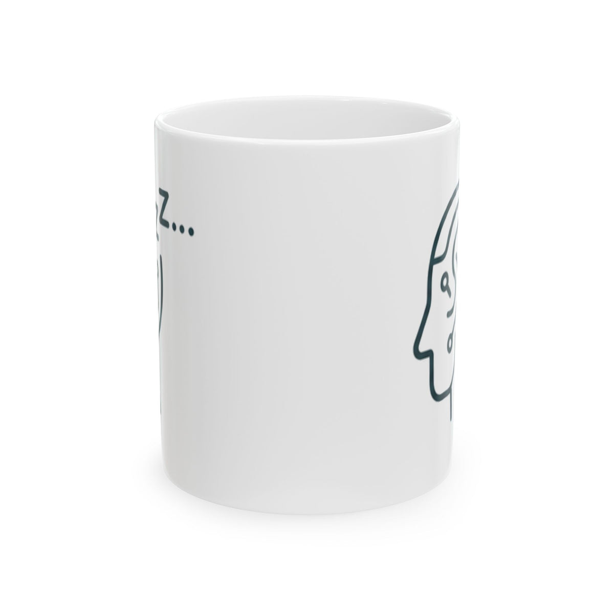 "I Was Listening" White Ceramic Mug — Graphic