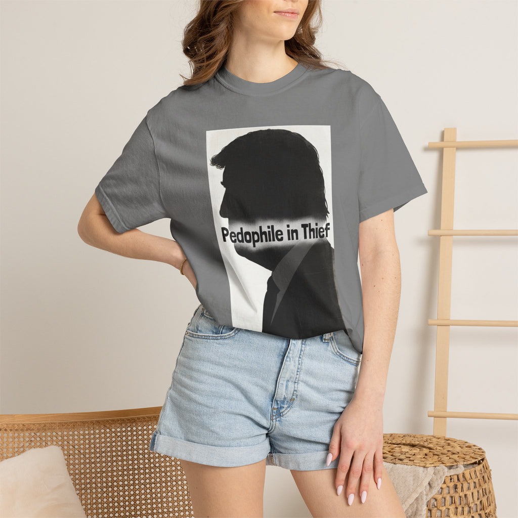 Pedo in Thief | Garment-Dyed Tee — AttitudeShirts