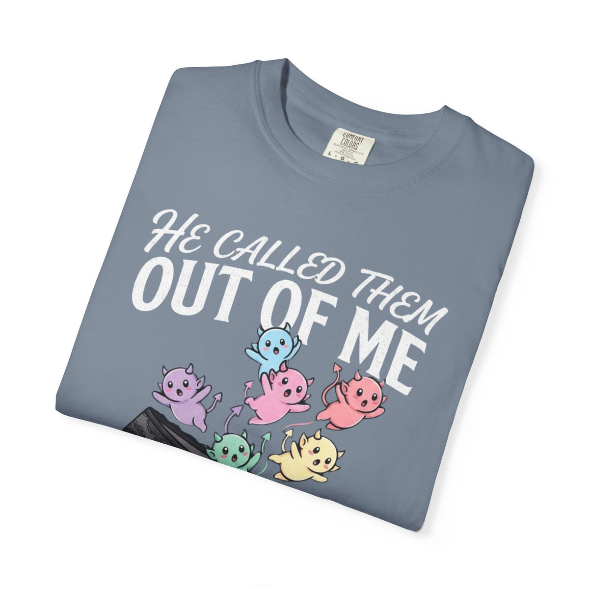 "Good Book Series He Called Them Out Of Me" Unisex Garment-Dyed Tee