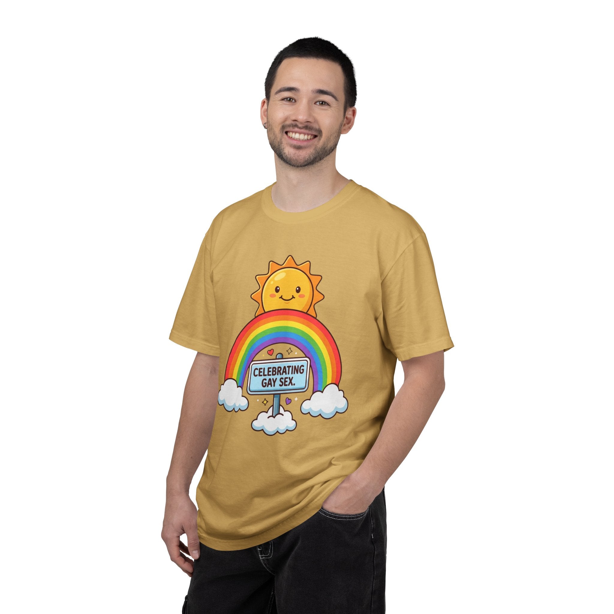 "Celebrating Gay Sex" Unisex Garment-Dyed Tee