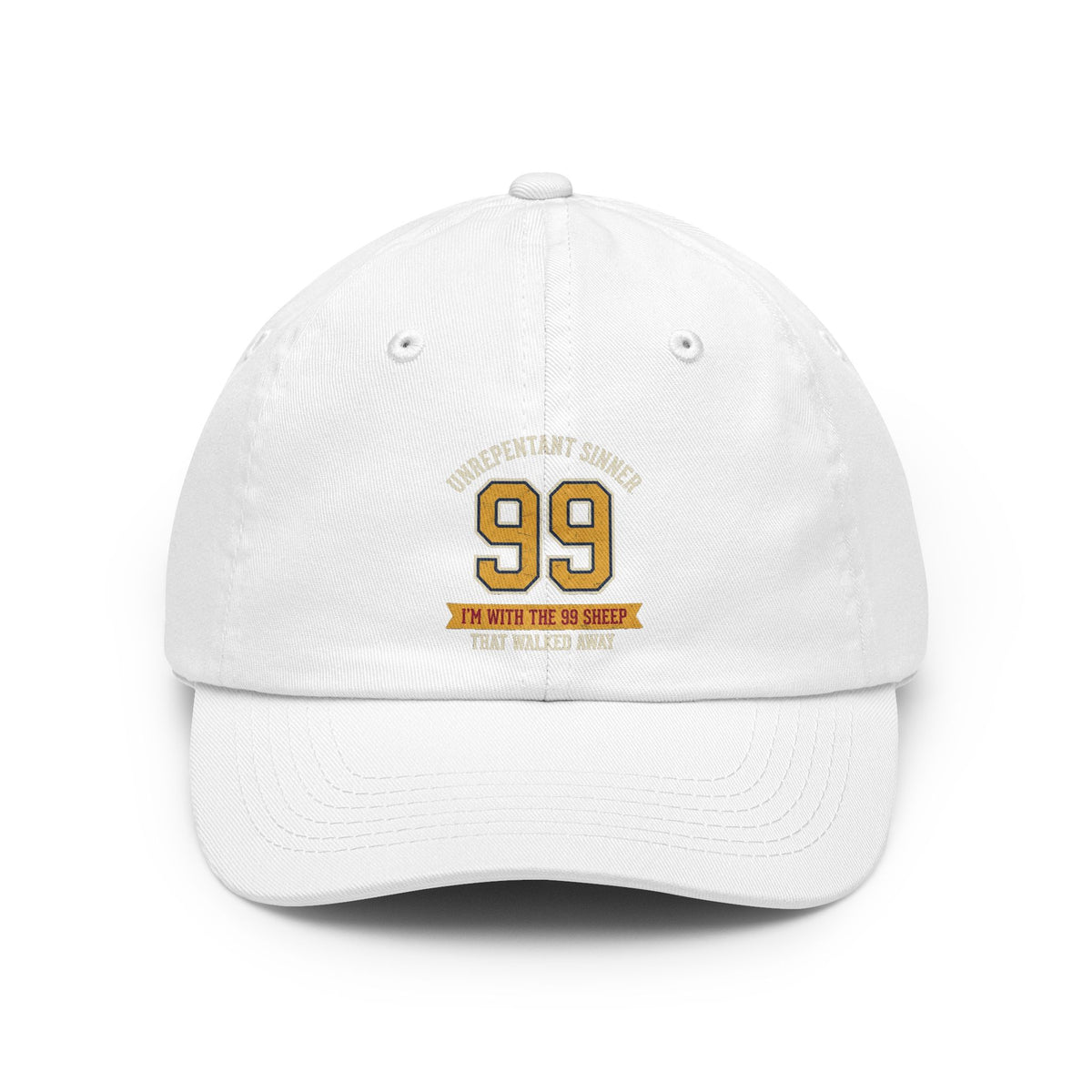 Color: White | Good Book Series 99 Unrepentant Sinner Dad Hat