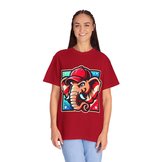 "The Patriot Elephant" Unisex Garment-Dyed T-shirt