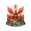 "Burns Coming Out" Sticker — Main