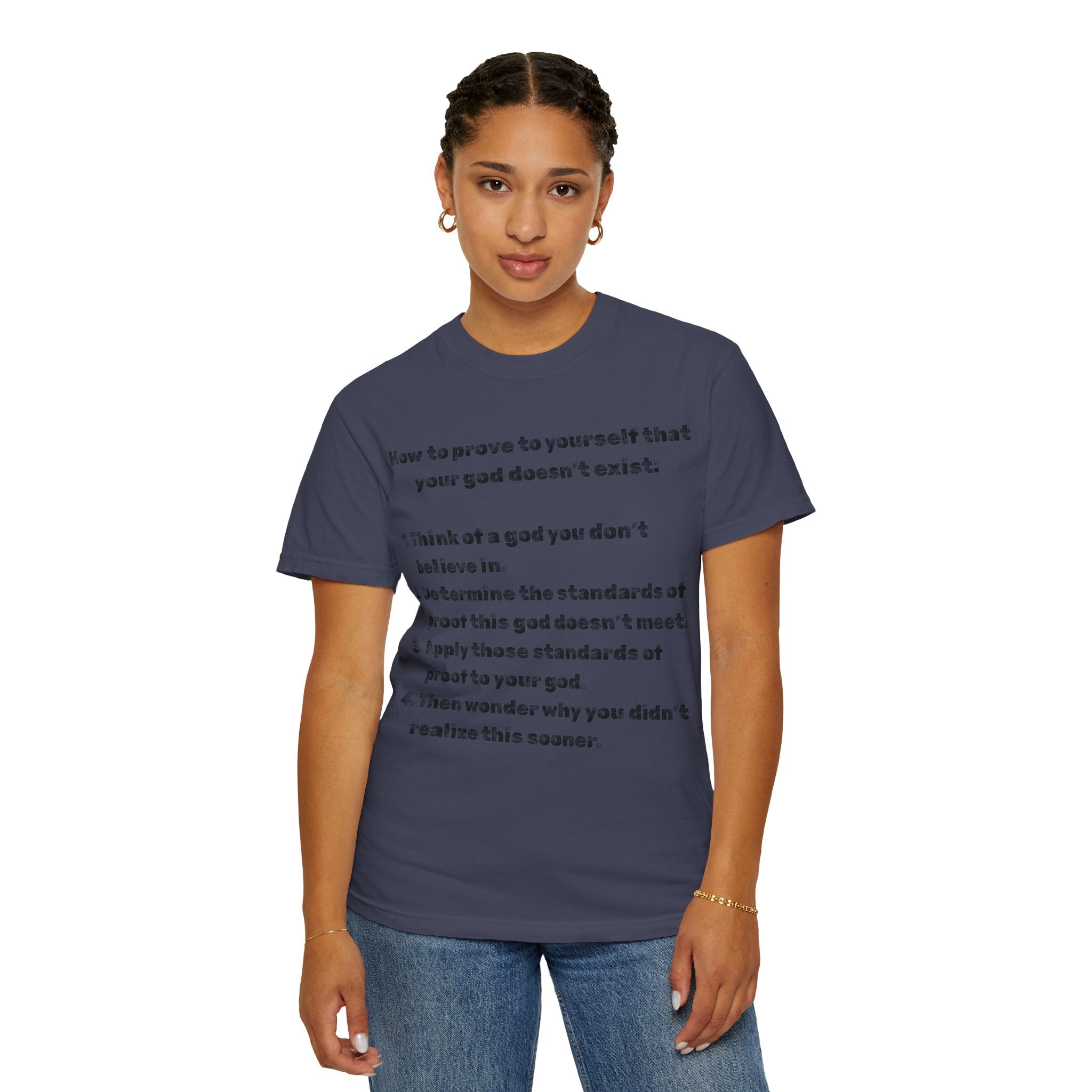 "Divine Double Standard" Unisex Garment-Dyed T-shirt