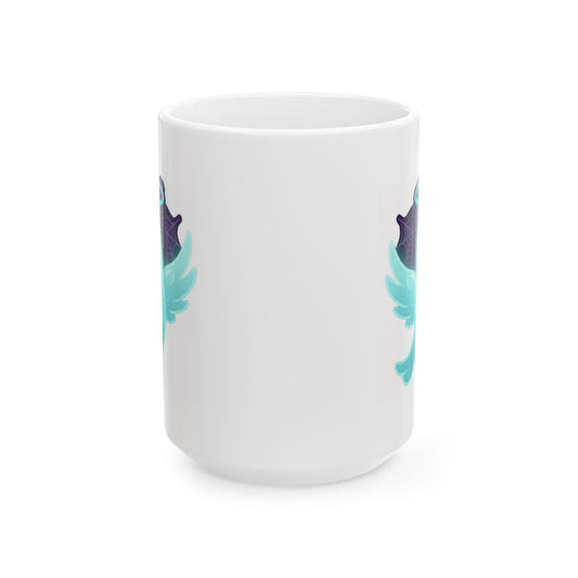 "Holy Spirit of Halloween" White Ceramic Mug — Graphic