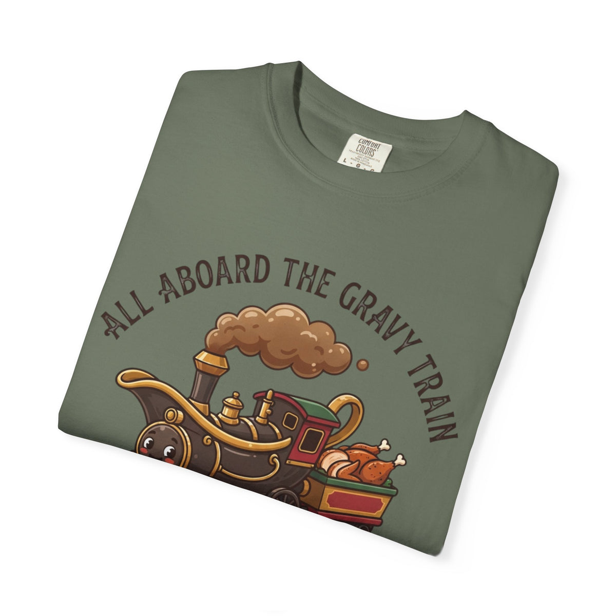 "Next Stop Food Coma" Unisex Garment-Dyed Tee