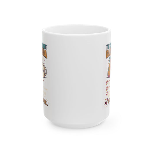 "Cancer One Day At A Time" White Ceramic Mug