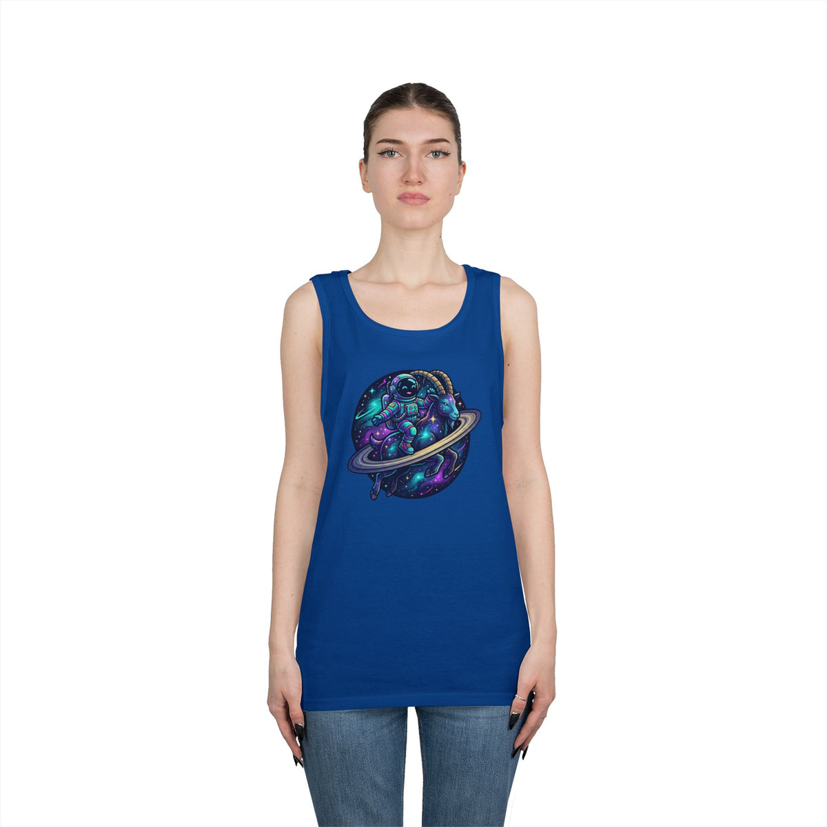 "Space Explorer Capricorn" Tank Top
