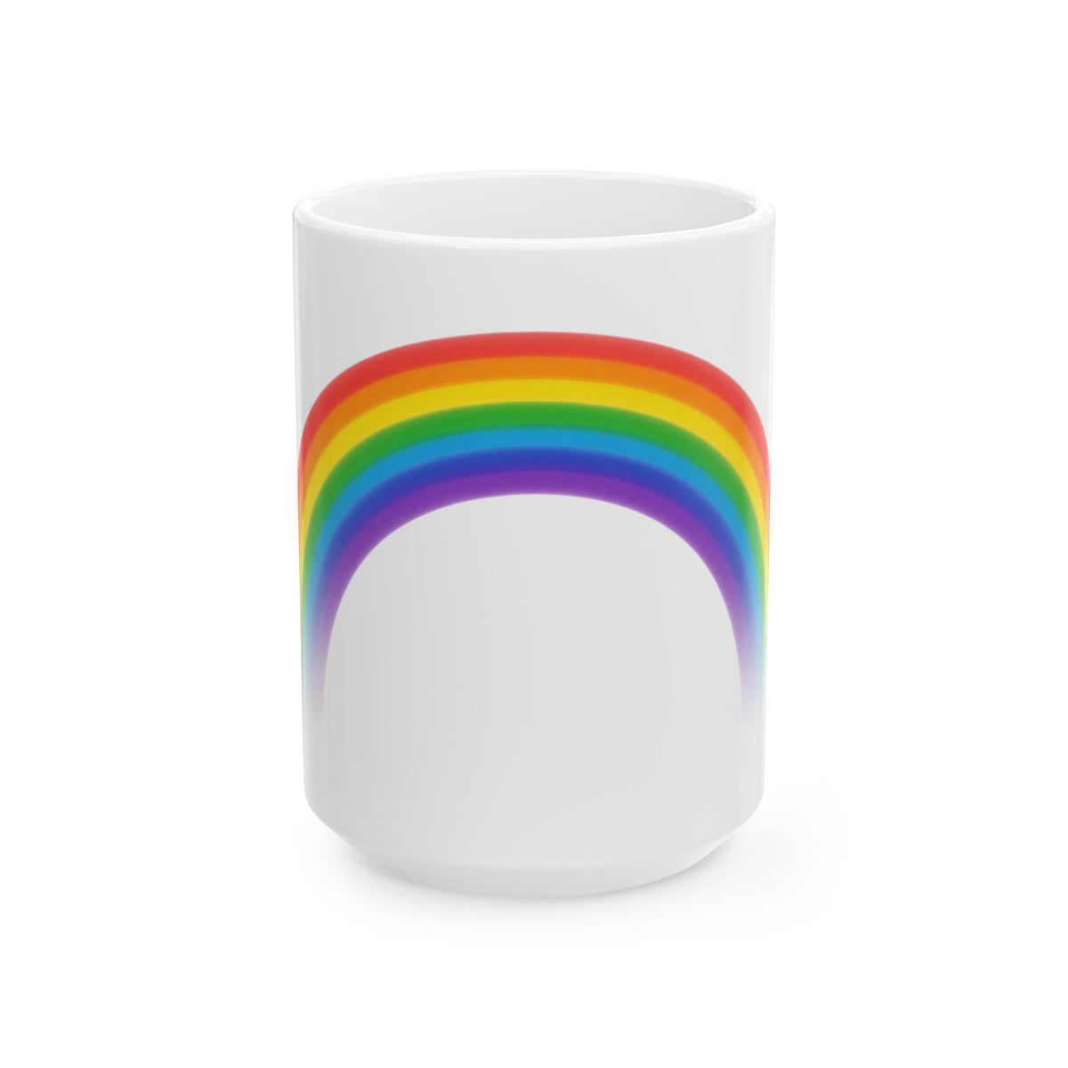 "Gay Away the Pray" White Ceramic Mug — Graphic