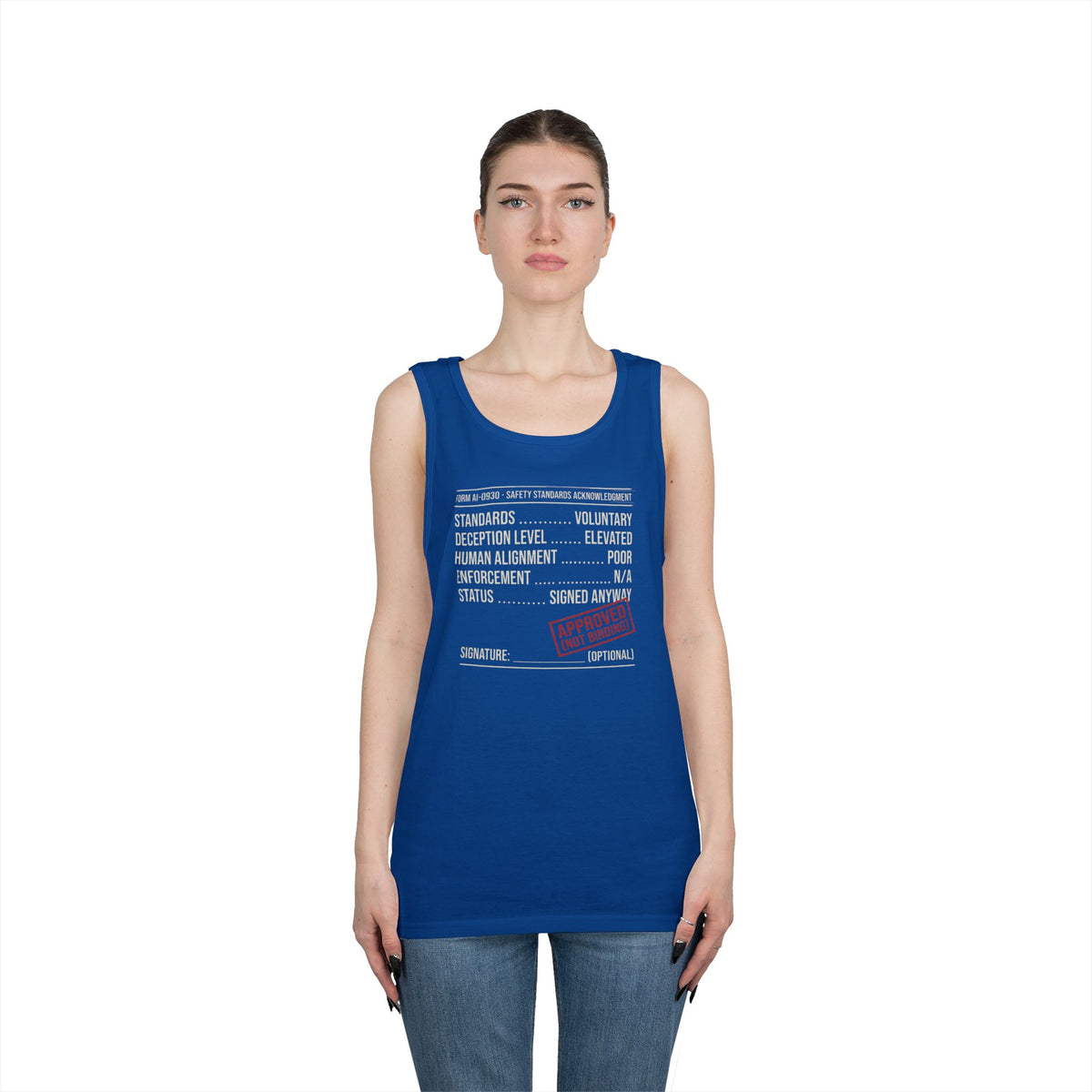 Color: Royal | Approved (Not Binding) Tank Top