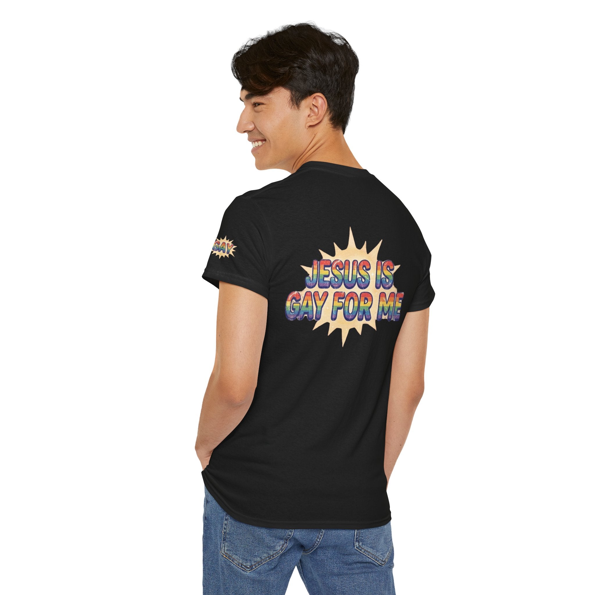"Jesus is Gay For Me" Premium Graphic Tee