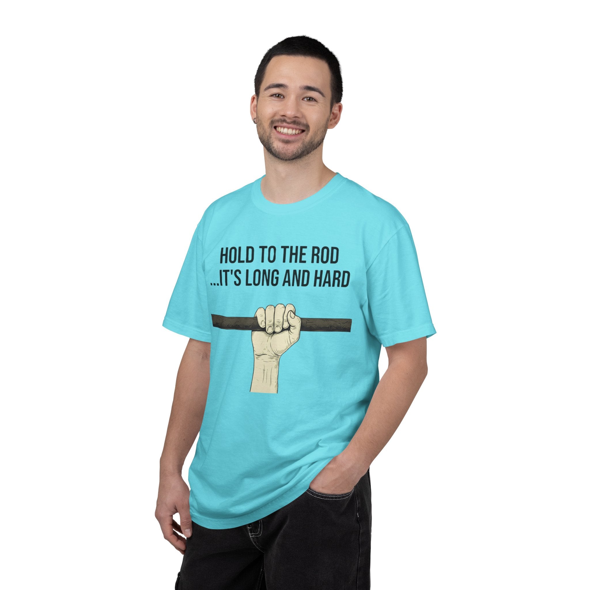 "Hold to the Rod" Unisex Garment-Dyed Tee