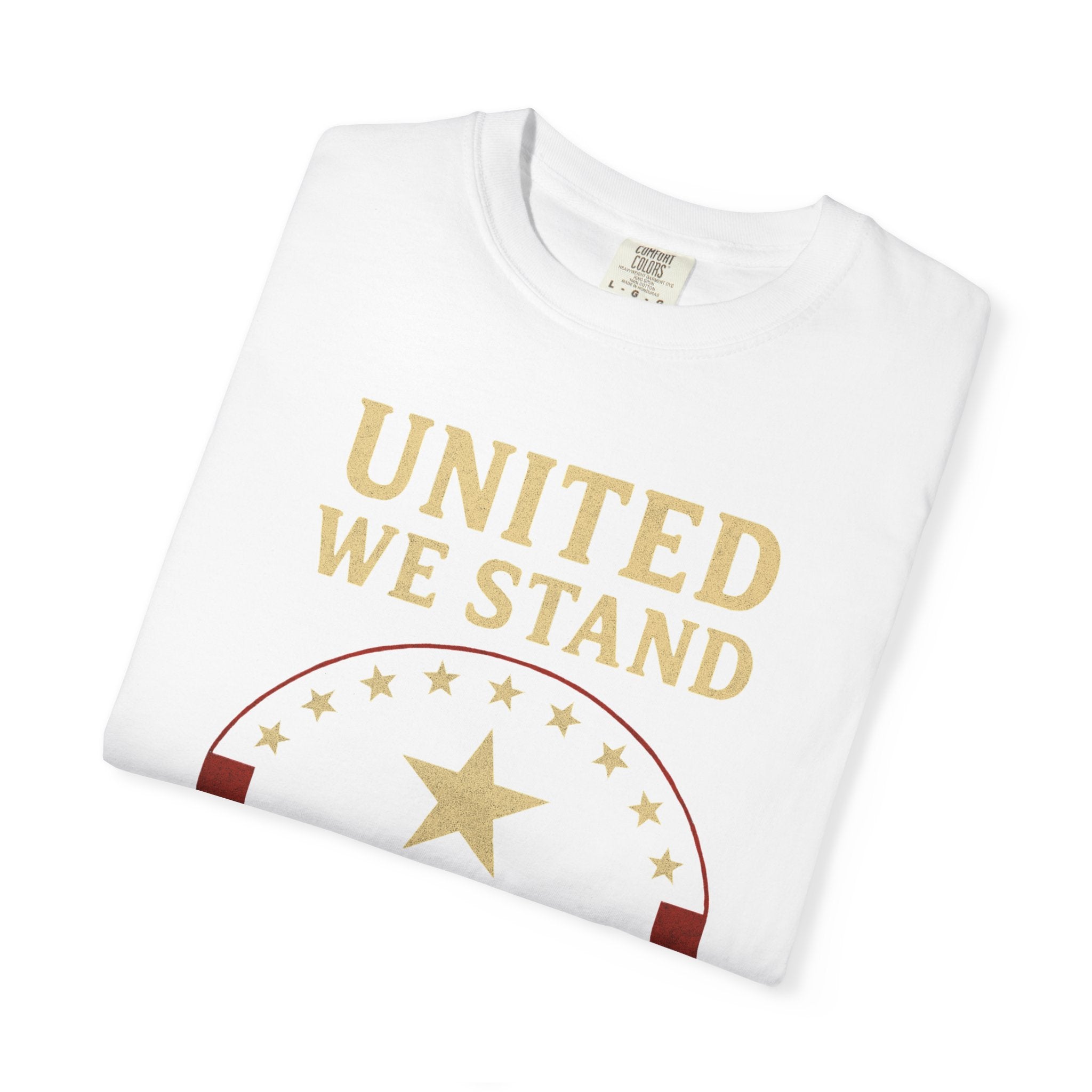 "Divided We Fall" Unisex Garment-Dyed T-shirt