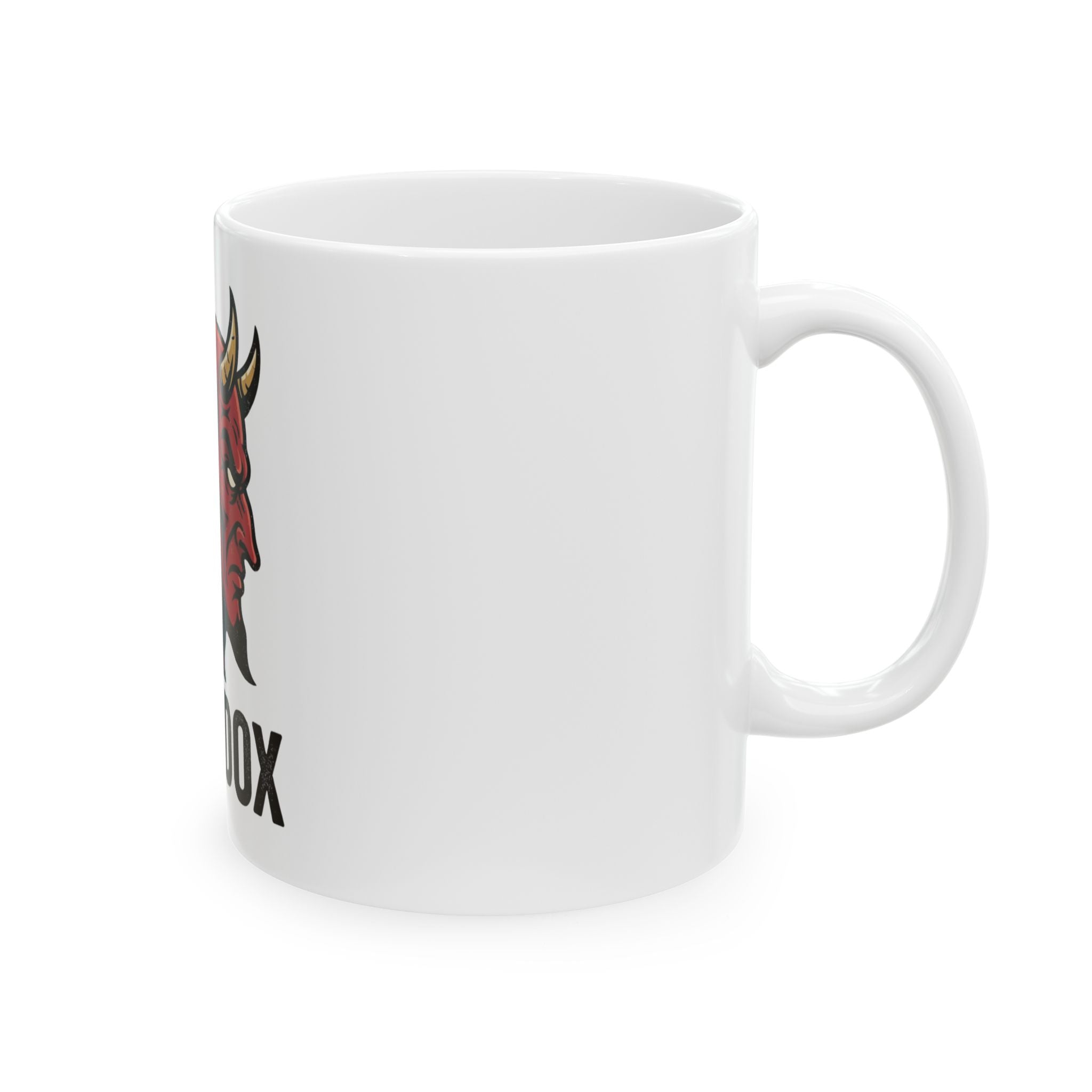 "Paradox" White Ceramic Mug