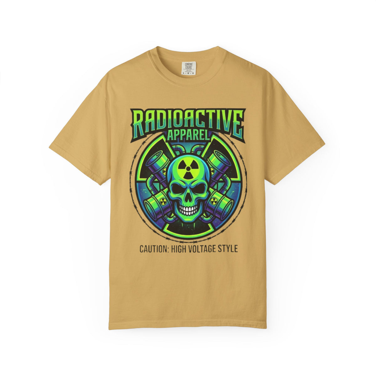Color: Mustard | Radioactive Apparel Unisex Garment-Dyed Tee