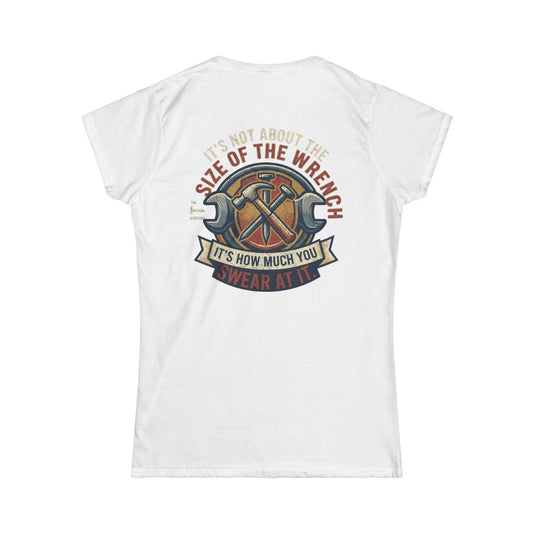 Color: White | Size Matters Women's Tee