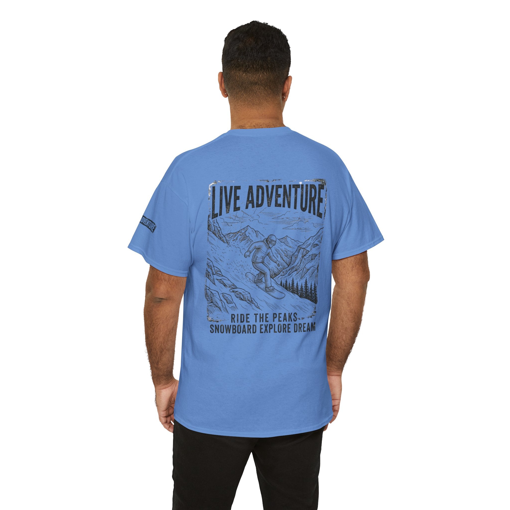 "Live Adventure - Snowboard" Premium Graphic Tee