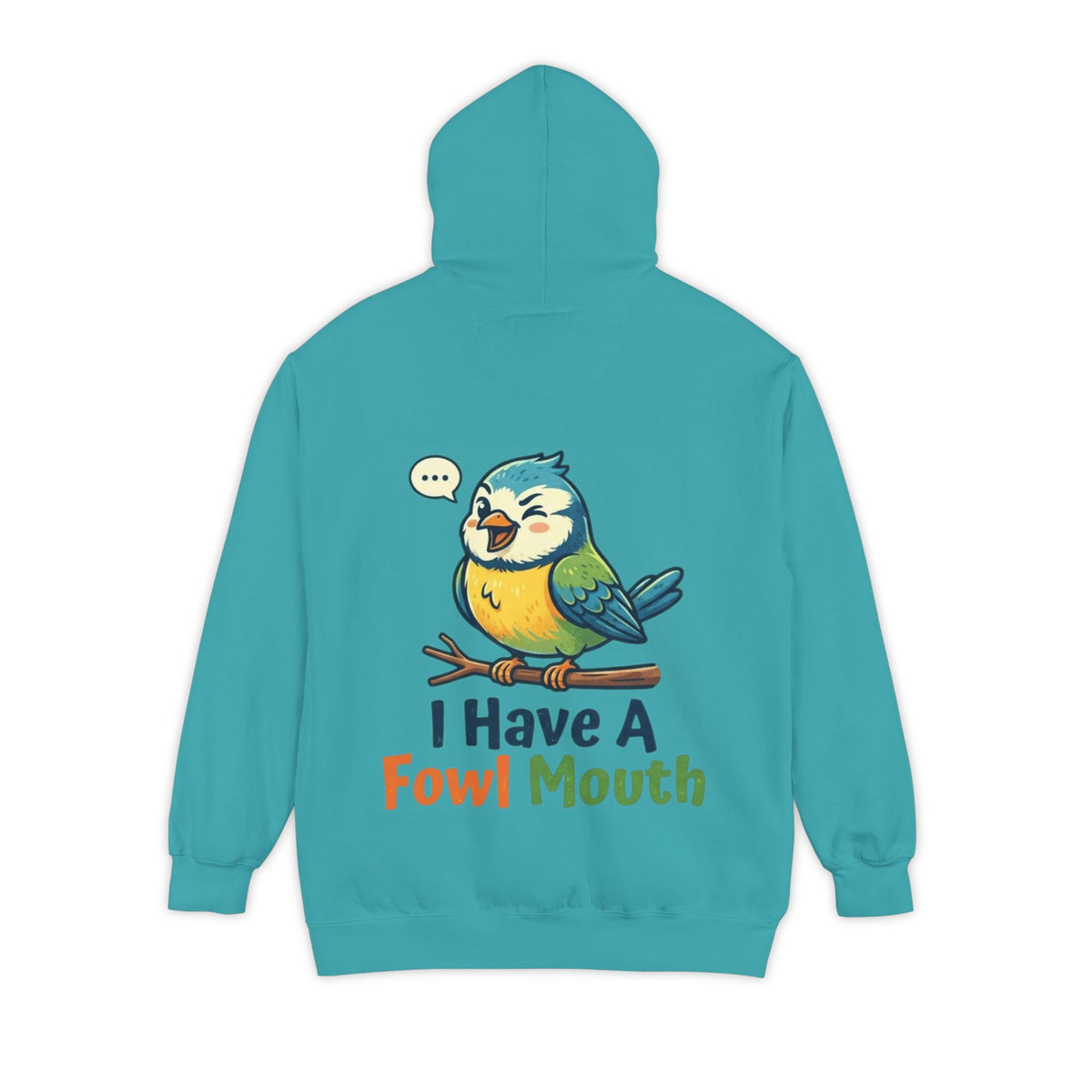 Color: Seafoam | Fowl Mouth Garment-Dyed Hoodie