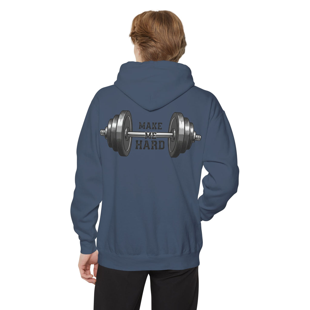 Color: Denim | Make Me Hard Garment-Dyed Hoodie