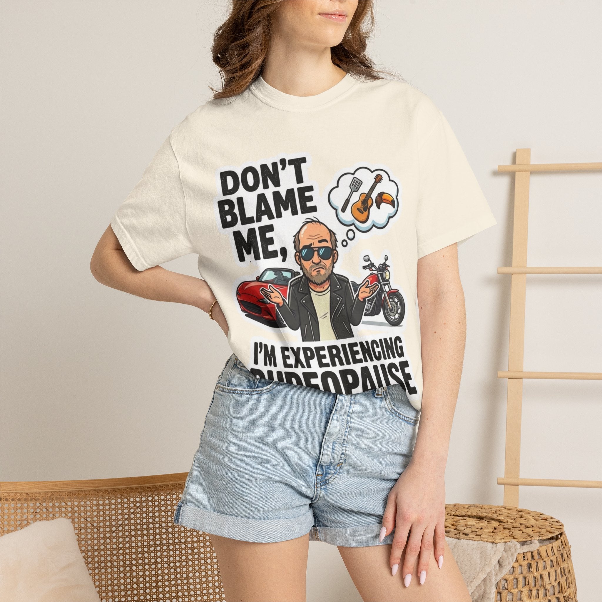 Dudepause: It's a Thing | Garment-Dyed Tee — AttitudeShirts