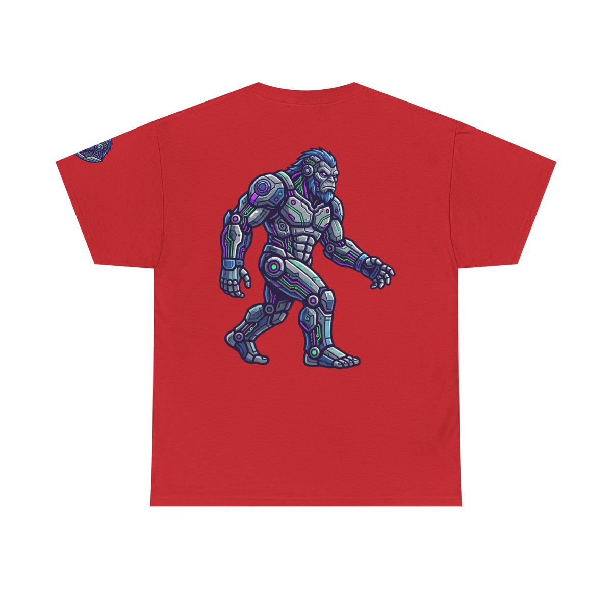 Color: Red | Cyber Bigfoot Premium Graphic Tee