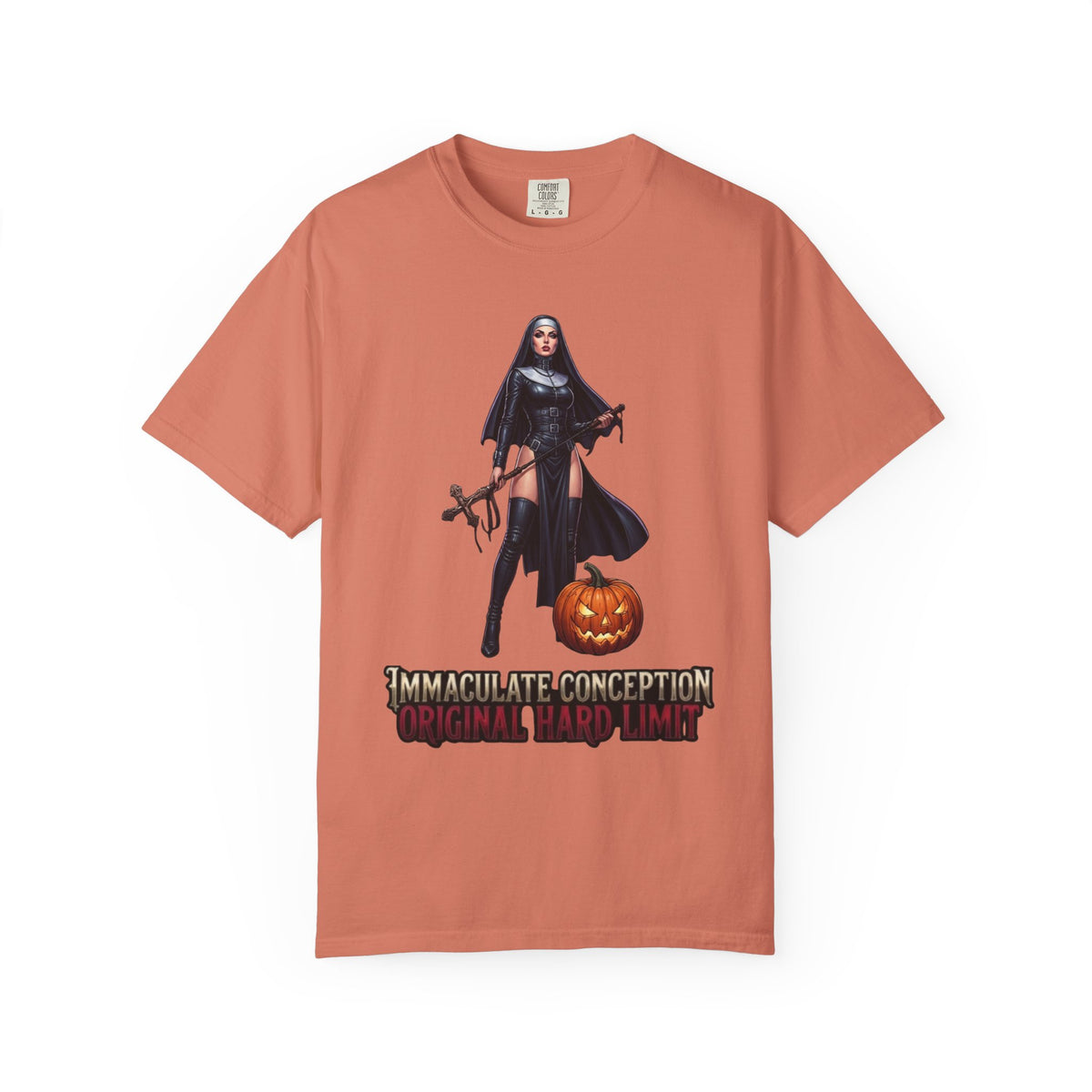 Color: Terracotta | Original Hard Limit Unisex Garment-Dyed Tee