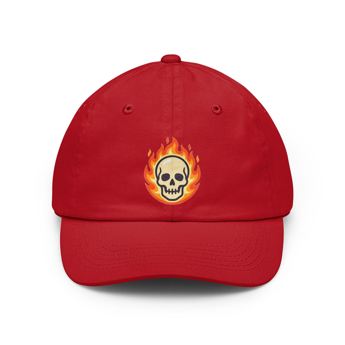 Color: Red | Hellfire Dad Hat — Graphic