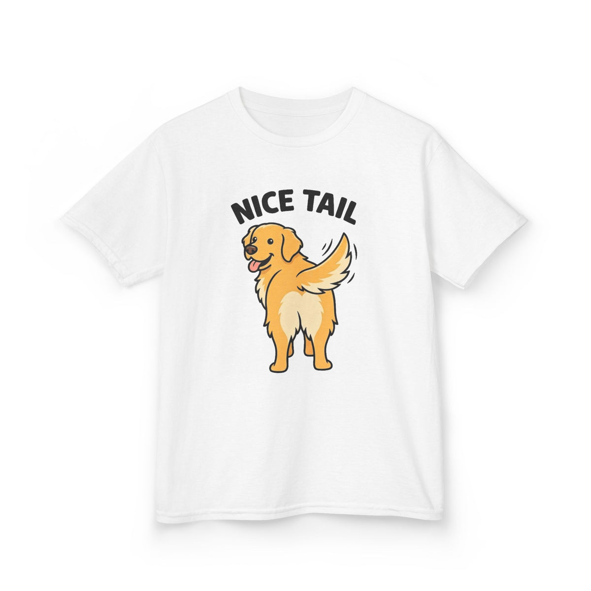 Color: White | Nice Tail Kids Tee