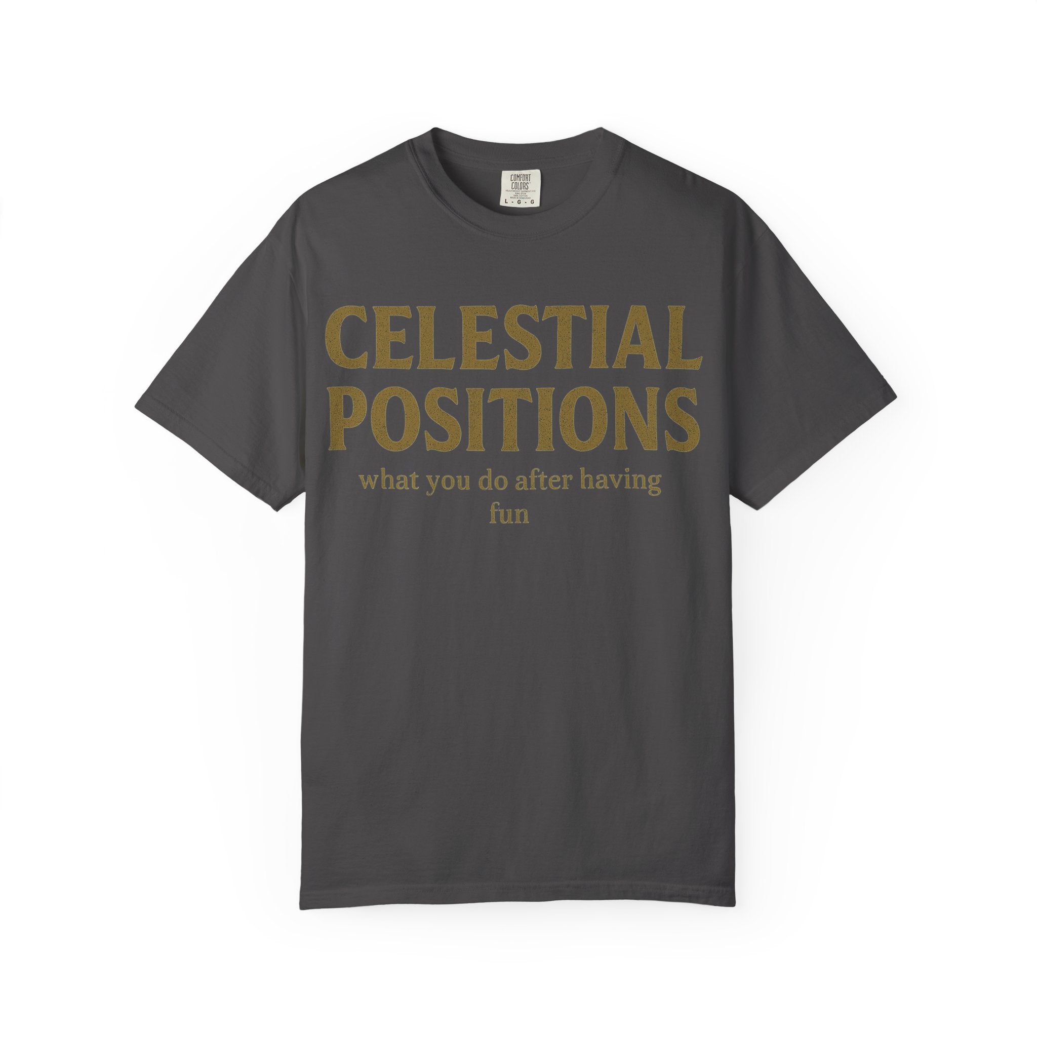 "Celestial Positions" Unisex Garment-Dyed T-shirt