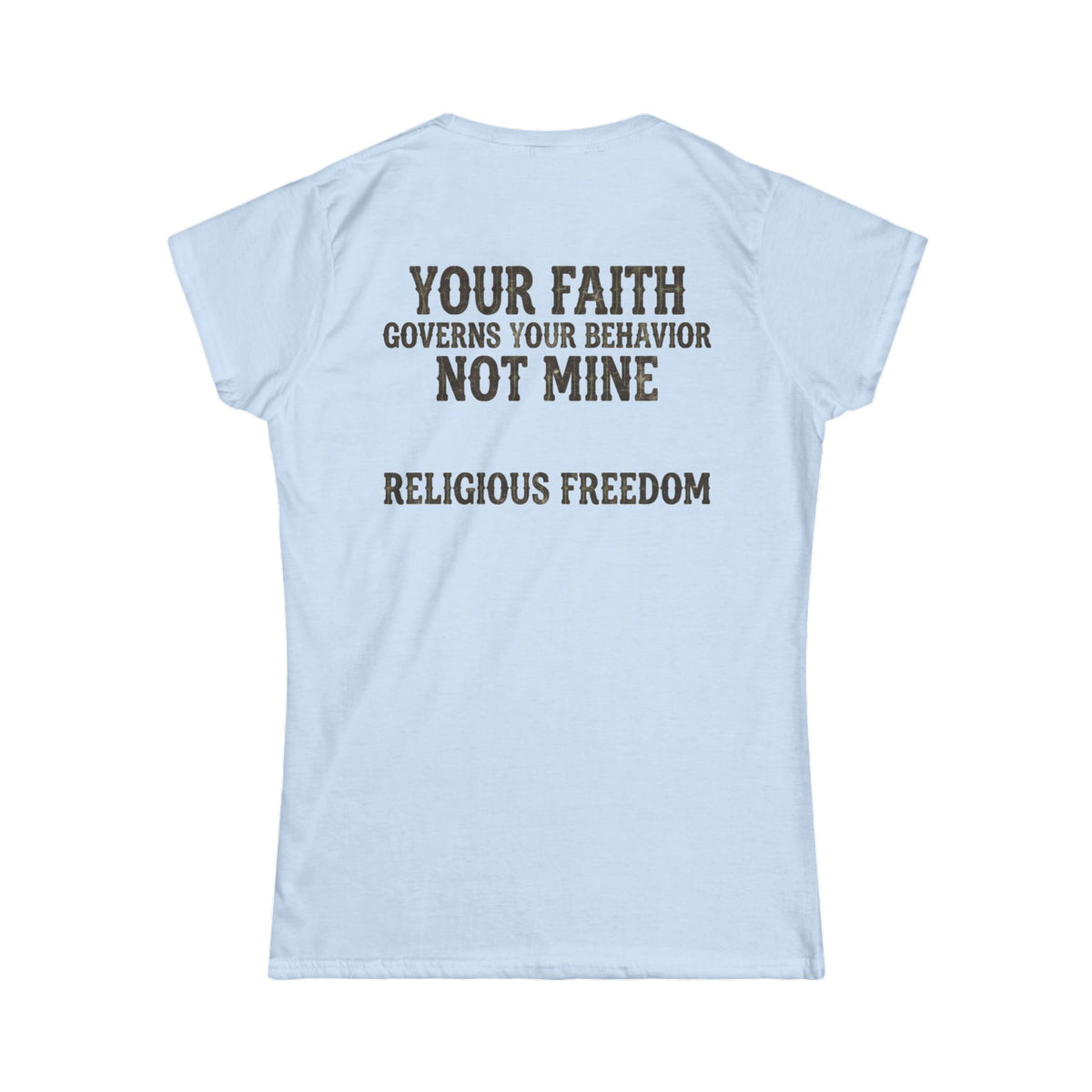 Color: Light Blue | Religious Freedom Women's Tee